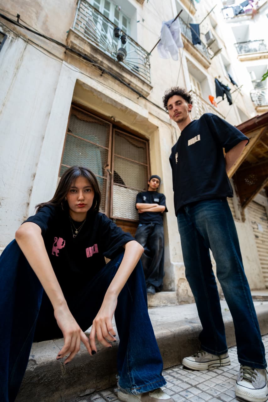RSNGLR crew in a Tunis alley